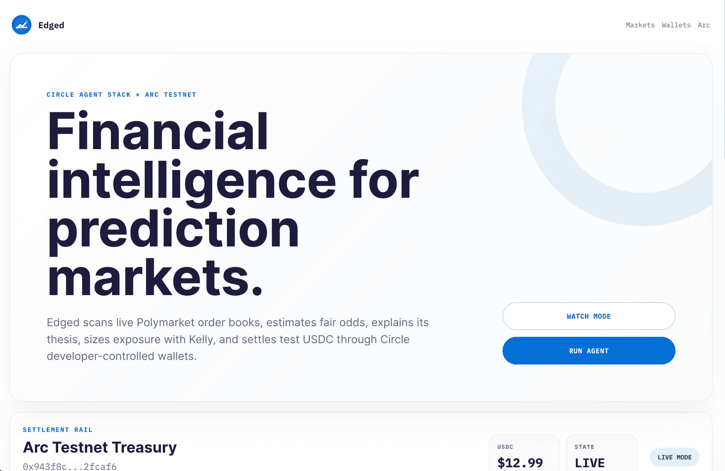 Edged website preview