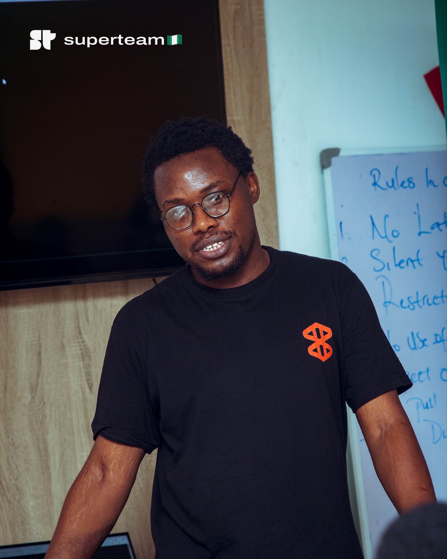 Victor facilitating a community workshop